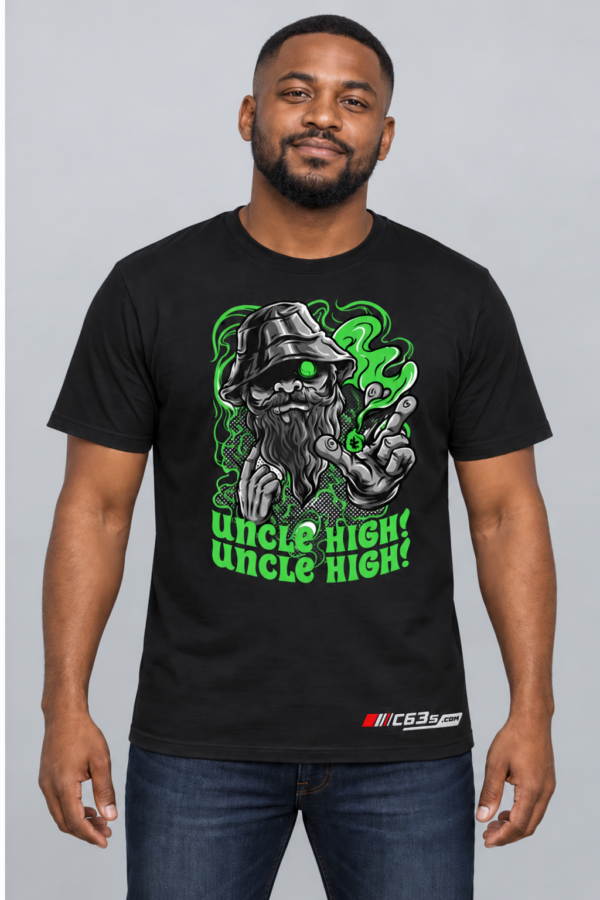 Uncle High with embroidered C63s.com master logo
