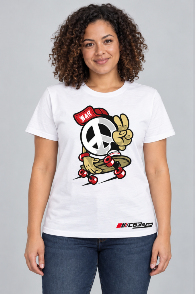 Peace Skater graphic tee