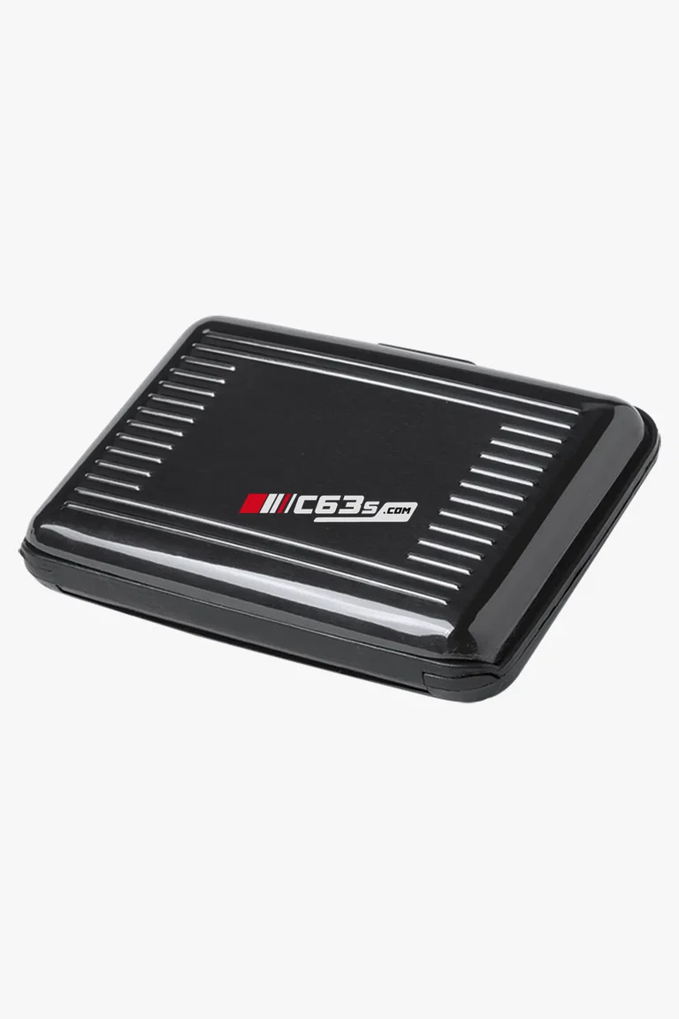 C63s Rainol Card Holder — C63s logo branding preview; custom branding quoted separately