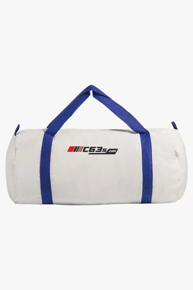 C63s Bag Simaro — C63s logo branding preview; custom branding quoted separately