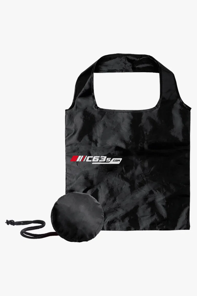 C63s Dayfan Foldable Bag — C63s logo branding preview; custom branding quoted separately