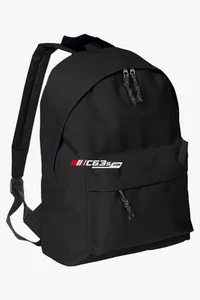 C63s Discovery Backpack — C63s logo branding preview; custom branding quoted separately