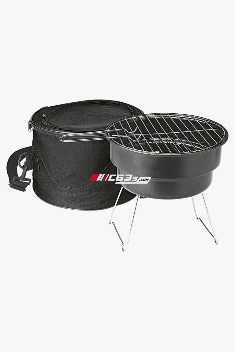 C63s Portable Braai Cooler Set — C63s logo branding preview; custom branding quoted separately