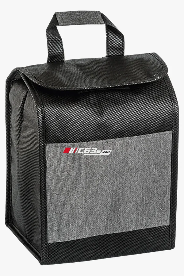C63s Lunch Sack Cooler — C63s branding preview C63s Lunch Sack Cooler — C63s logo branding preview; custom branding quoted separately