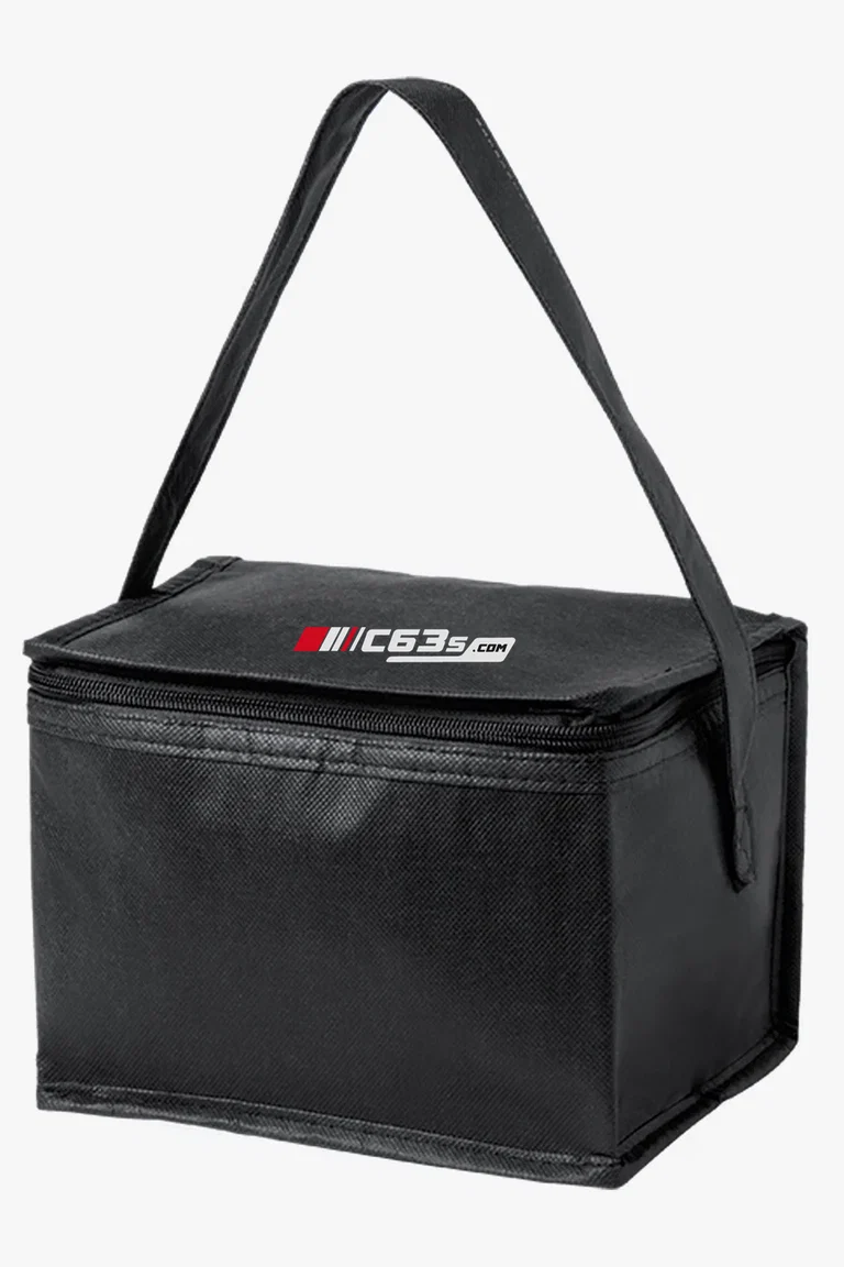 C63s Hertum Cooler Bag — C63s logo branding preview; custom branding quoted separately