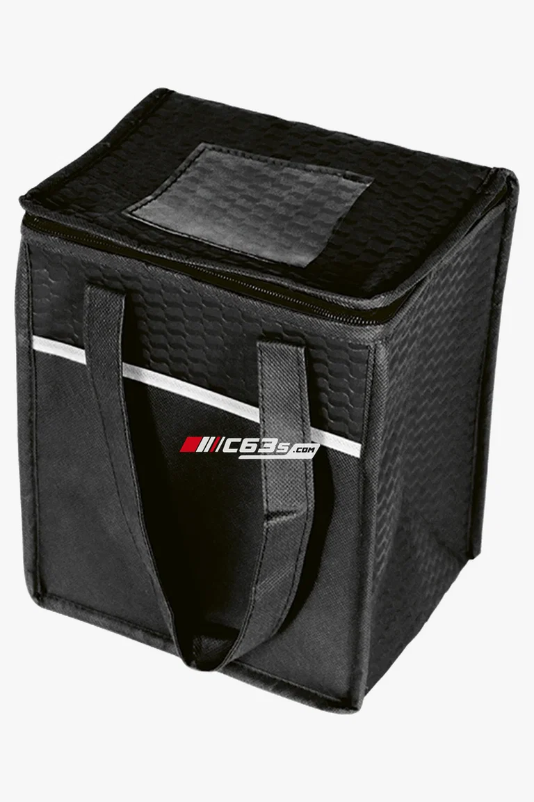 C63s 9 Can Wave Design Cooler — C63s logo branding preview; custom branding quoted separately
