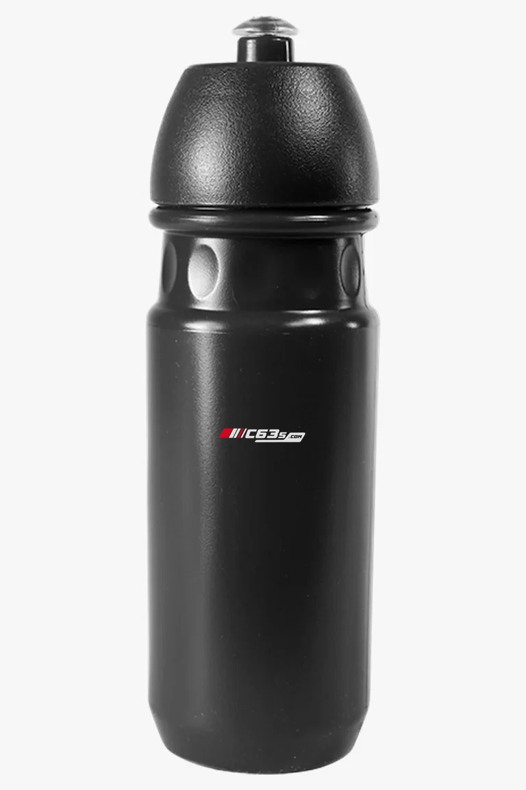 C63s 700ml Sportec Water Bottle — C63s logo branding preview; custom branding quoted separately