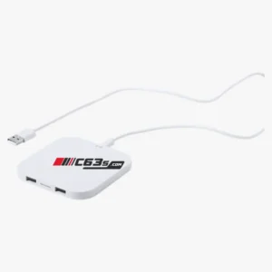C63s Donson Wireless Charger — C63s logo branding preview; custom branding quoted separately