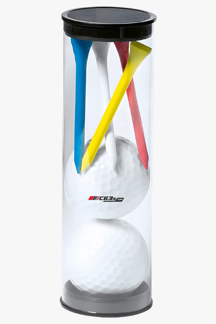 C63s Golf Set Caddie — C63s logo branding preview; custom branding quoted separately