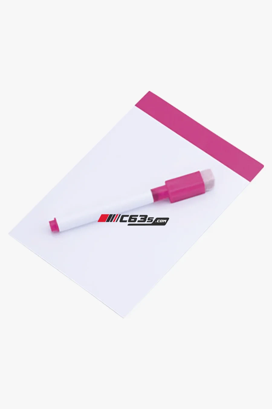 C63s Yupit Magnetic Whiteboard — C63s logo branding preview; custom branding quoted separately