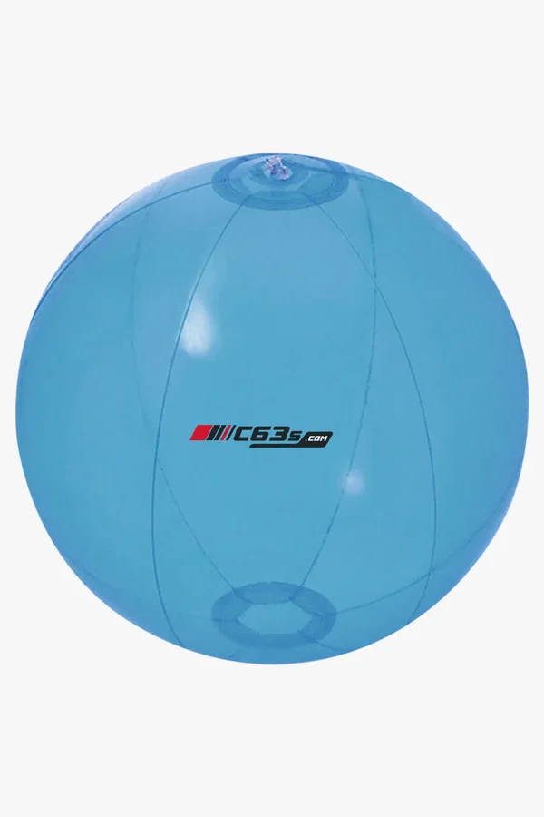 C63s Nemon Beach Ball — C63s logo branding preview; custom branding quoted separately