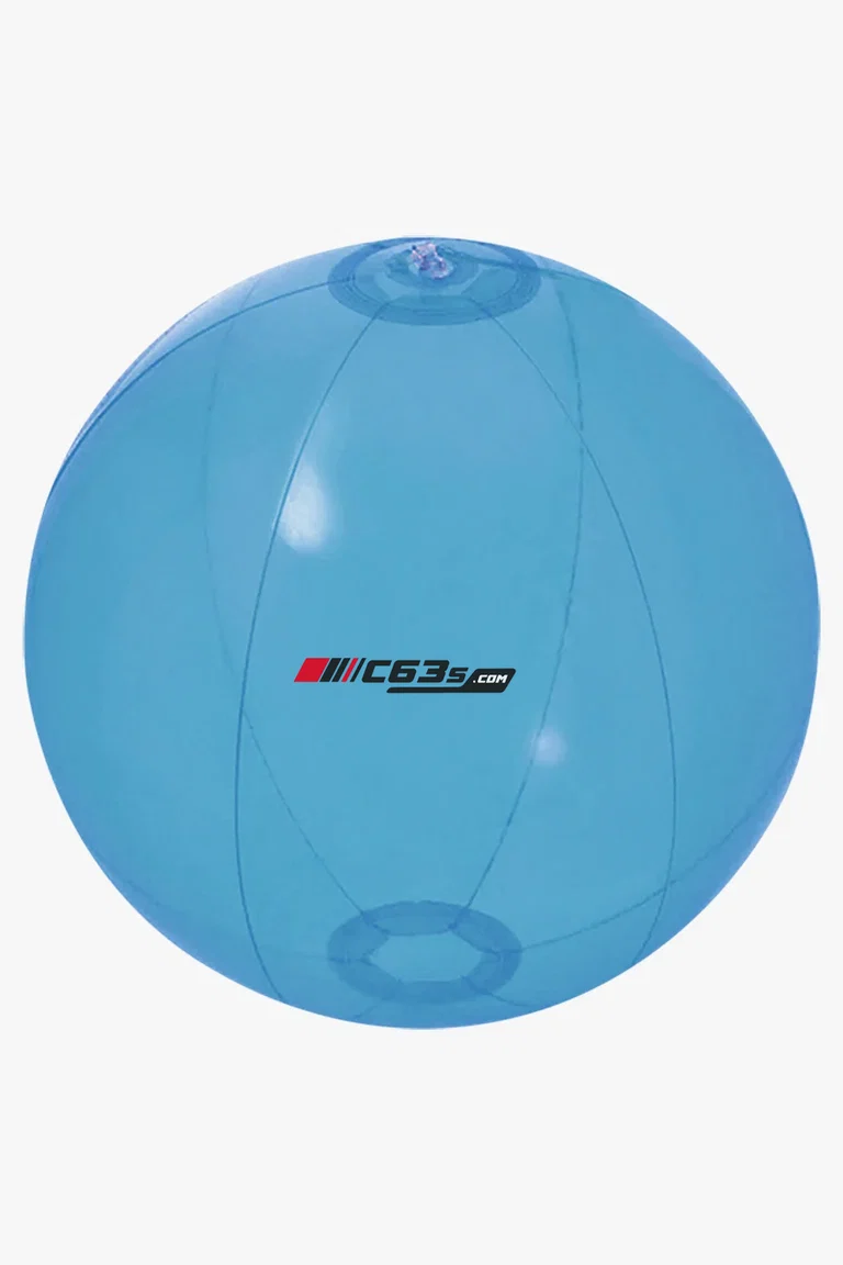 C63s Nemon Beach Ball — C63s logo branding preview; custom branding quoted separately