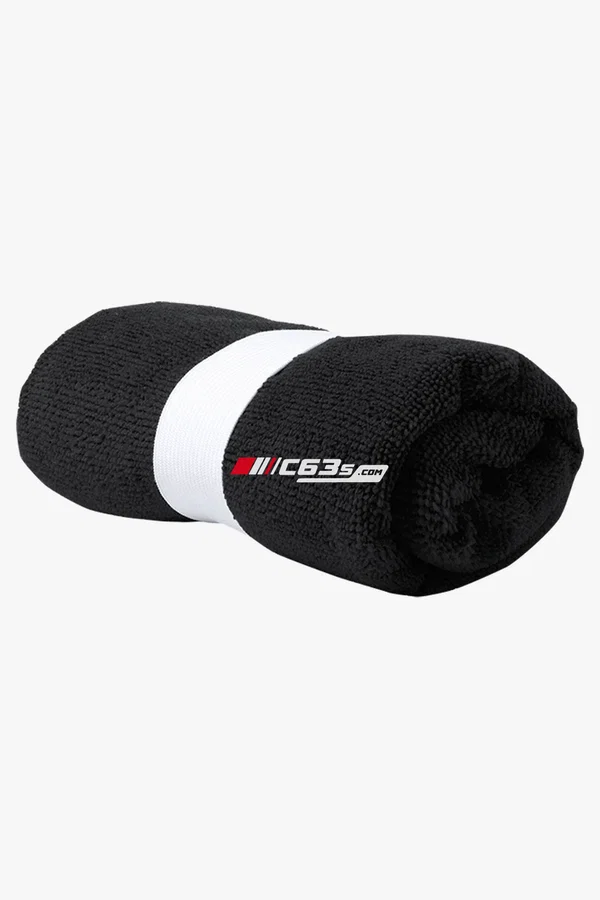 C63s Kefan Absorbent Towel — C63s logo branding preview; custom branding quoted separately