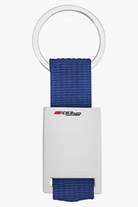 C63s Yip Keyring — C63s logo branding preview; custom branding quoted separately