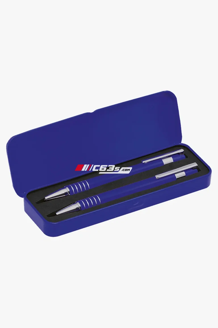 C63s Executive Pen & Pencil Set — C63s logo branding preview; custom branding quoted separately