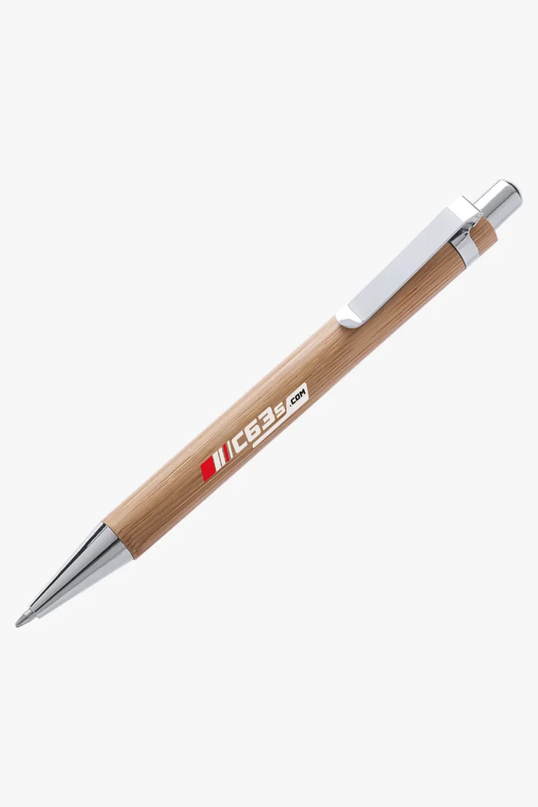 C63s Yiagan Ballpoint Pen — C63s logo branding preview; custom branding quoted separately