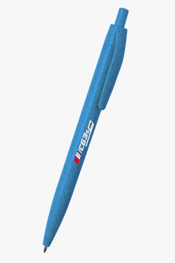 C63s Wipper Ballpoint Pen — C63s logo branding preview; custom branding quoted separately