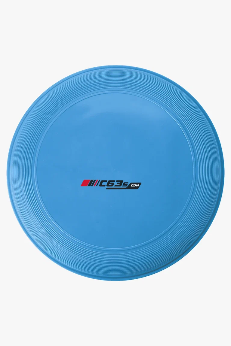 C63s Frisbee — C63s logo branding preview; custom branding quoted separately