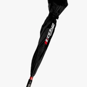 C63s Reversible Umbrella — C63s logo branding preview; custom branding quoted separately
