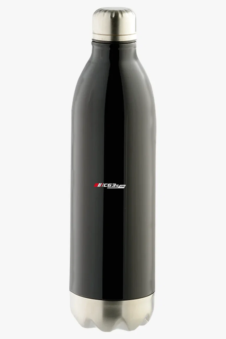 C63s 1l Double Wall Vacuum Flask — C63s logo branding preview; custom branding quoted separately