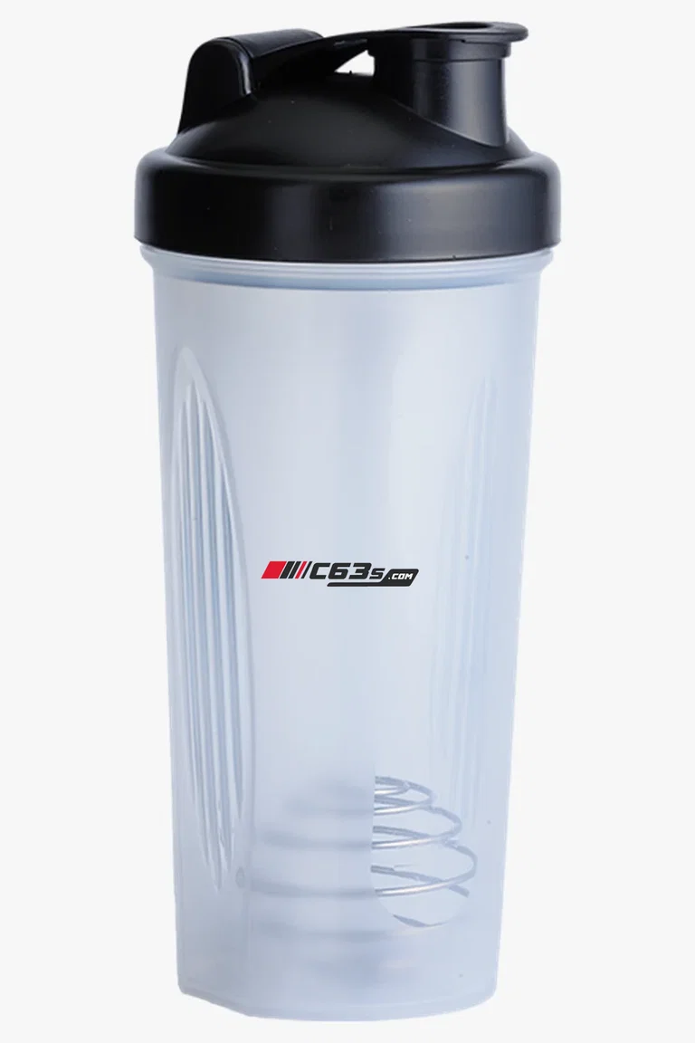 C63s 600ml Shaker with Stainless Steel Ball — C63s logo branding preview; custom branding quoted separately