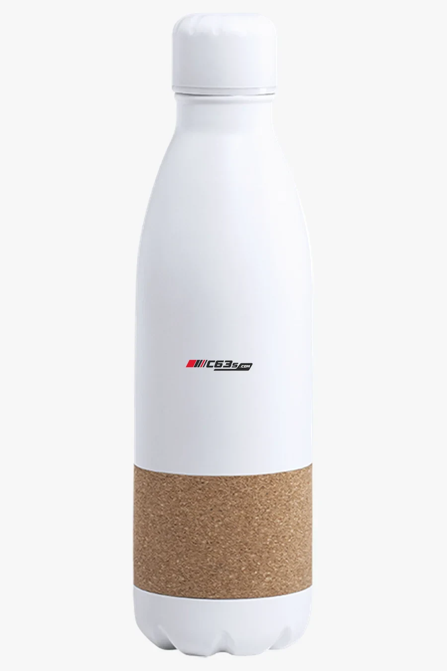 C63s 750ml Bottle Rekka — C63s logo branding preview; custom branding quoted separately