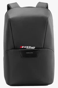 C63s Kingsons Vision Series 15.6 Inch Laptop Backpack — C63s logo branding preview; custom branding quoted separately