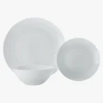 C63s Cashmere Resort Coupe Dinner Set 12 Piece — White