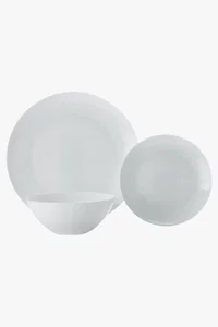 C63s Cashmere Resort Coupe Dinner Set 12 Piece — White