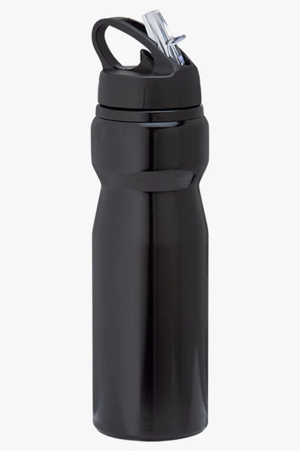 C63s 750ml Aluminium Water Bottle with Carry Handle — Black