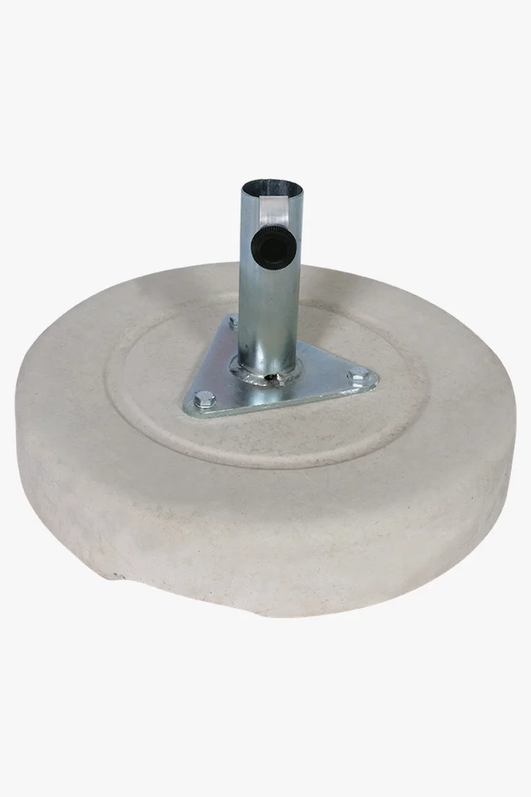C63s 35kg Concrete Base With Spigot — Grey