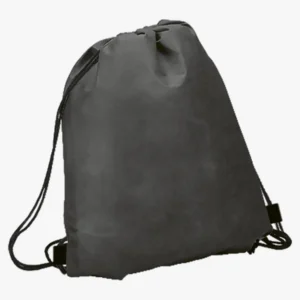 C63s Drawstring Bag Non-Woven — Black