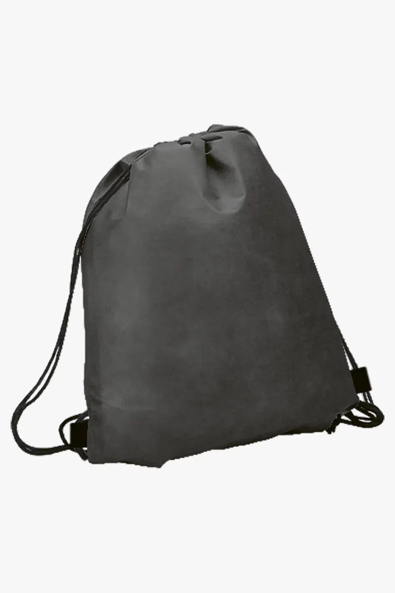 C63s Drawstring Bag Non-Woven — Black