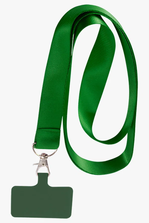 C63s Cellphone Petersham Neck Lanyard — Green