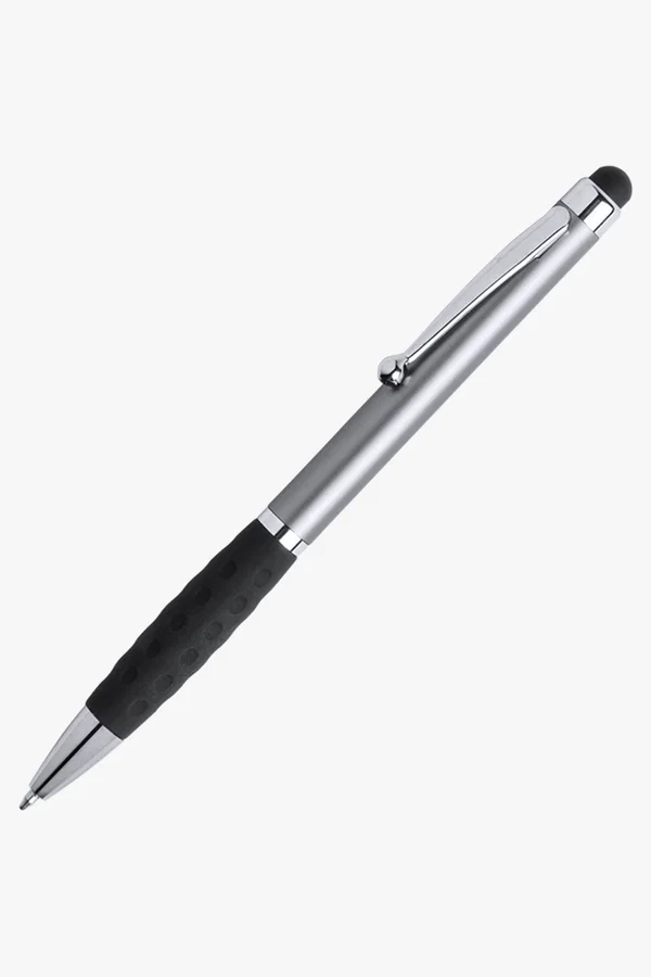 C63s Sagur Stylus Touch Ballpoint Pen — Silver