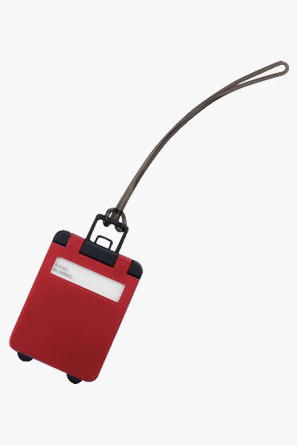 C63s Cloris Luggage Tag — Red