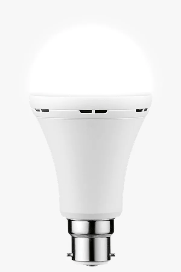 C63s 5W A60 Rechargeable Led Light Bulb E27 - 3 Pack — White