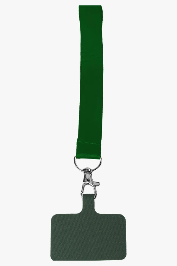 C63s Cellphone Petersham Wrist Lanyard — Green
