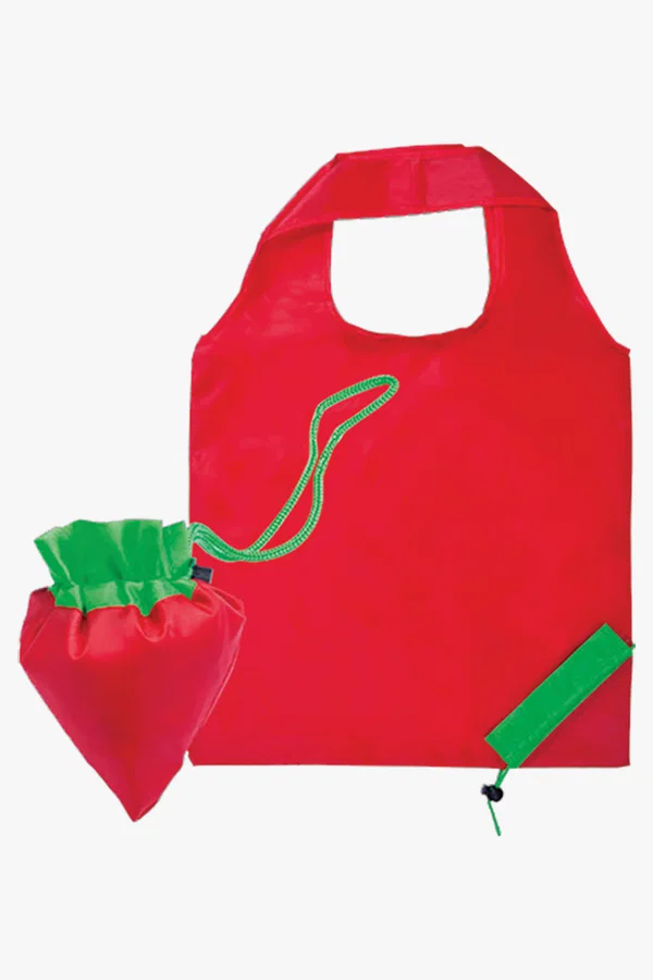 C63s Corni Foldable Bag — Strawberry