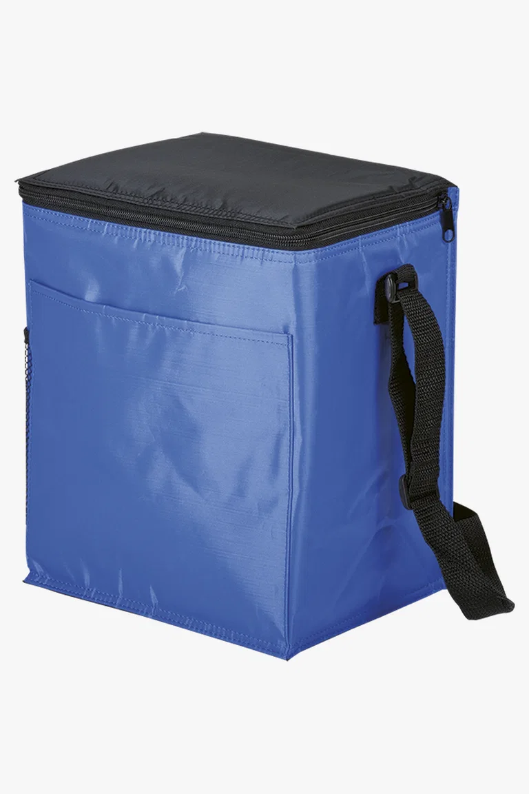 C63s 12 Can Cooler with 2 Exterior Pockets 70D PEVA Lining — Blue