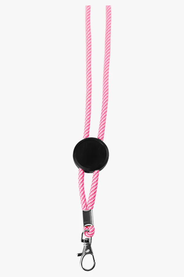C63s Circle Rope Neck Lanyard — Pink