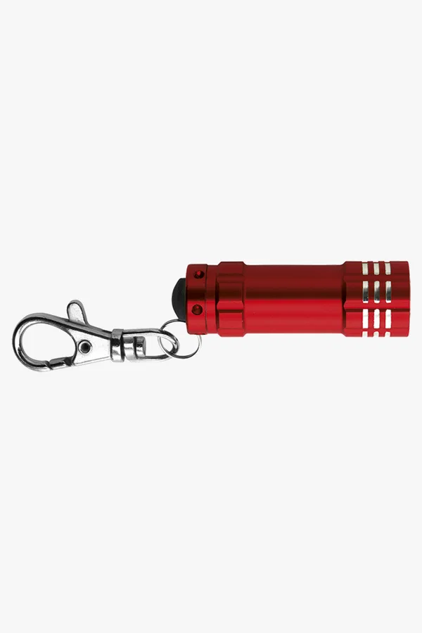 C63s Metal Pocket Torch with LED Lights — Red