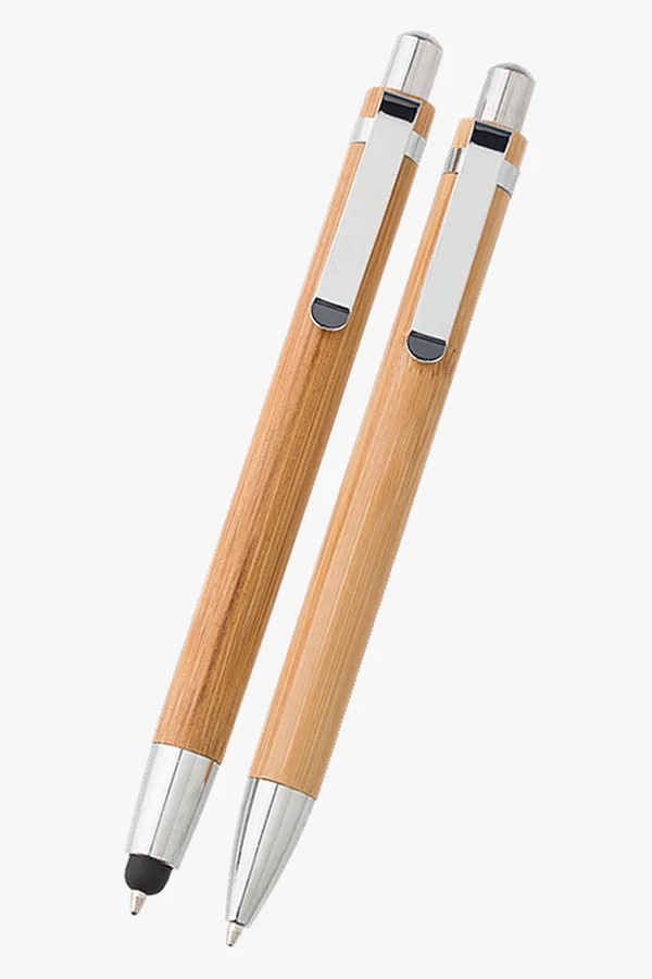 C63s Bamboo Pen and Clutch Pencil Set — Brown C63s Bamboo Pen and Clutch Pencil Set — Brown