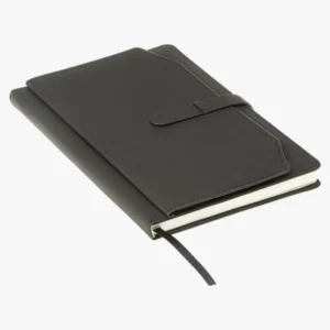 C63s A5 Notebook with Outer Pouch — Black