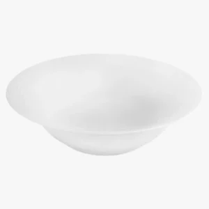 C63s Arctic White Round Salad Bowl — White