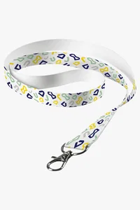 C63s Sublimated Lanyard Single Side Sub with Lobster Ring — Various