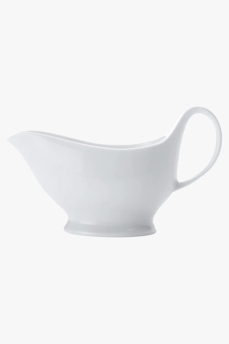 C63s White Basics Gravy Boat 400ml — White