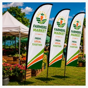C63s Wind Cheather Banners Econo Double Sided Digital — Standard