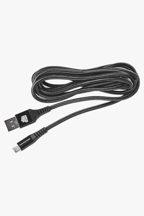C63s IND 1.8m Braided Type C Cable Charger Cable — Black