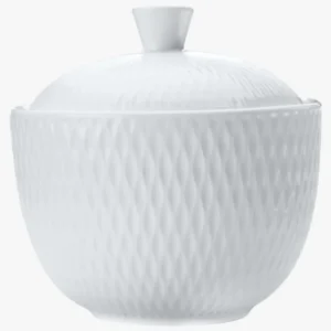 C63s White Basics Diamonds Sugar Bowl — White